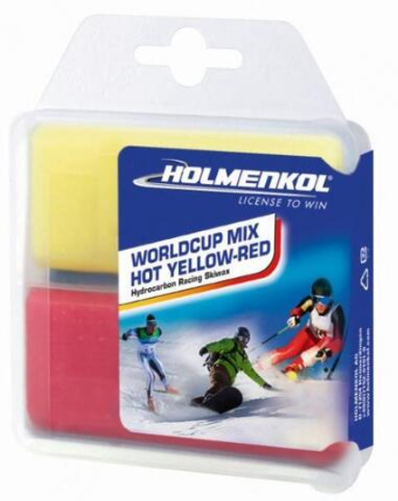 Парафин HOLMENKOL WORLDCUP MIX HOT YELLOW-RED, 2*35 г	арт. 24128