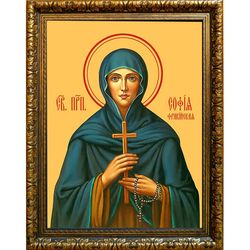 София Фракийская преподобная. Икона на холсте.