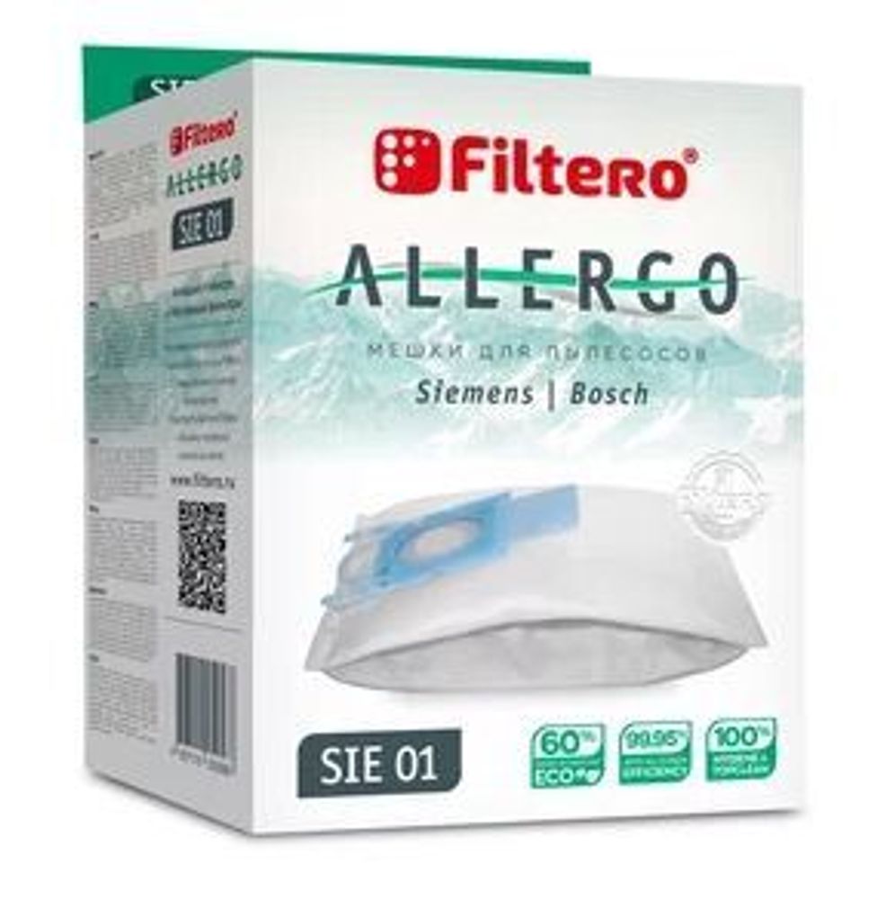 Filtero SIE 01 (4) Allergo, пылесборники