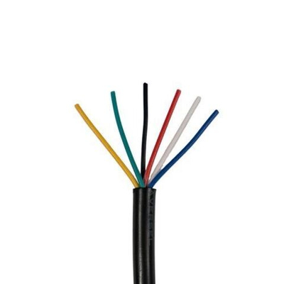 Провод кабель на метраж 6 жильный AWG22 (S сечение 0.33 мм2)