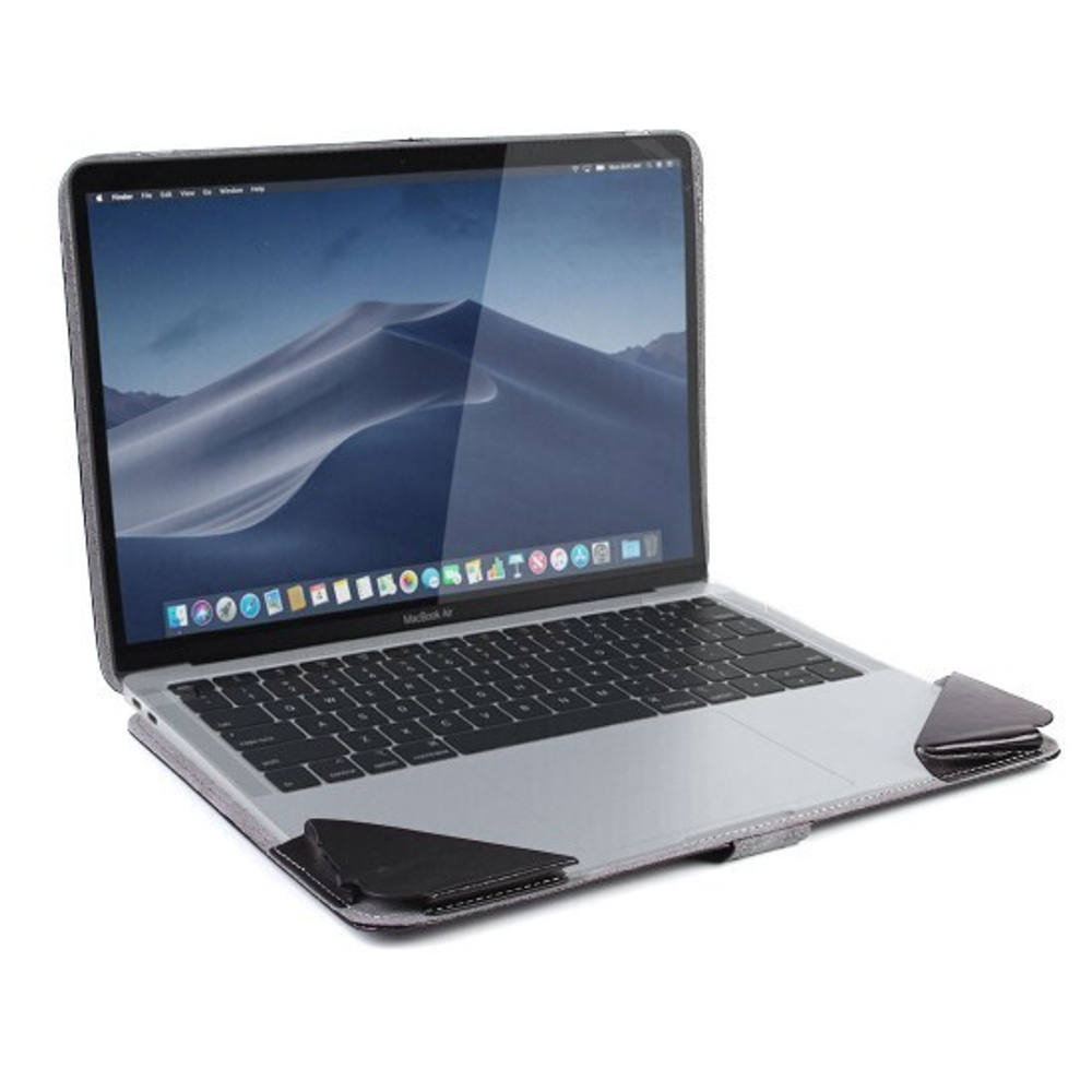 Чехол для MacBook Air 13.3 (A1932/A2179), PU, 012429 Темно-розовый