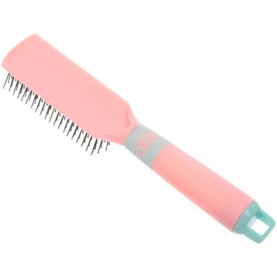 Расческа массажная «Marlene», вентиляционная, цвет розовый блик, 7*24 см (блистер Ultramarine)