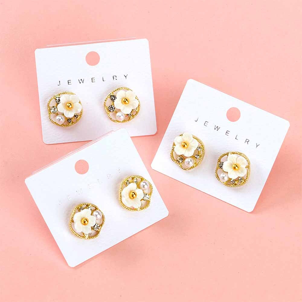 Серьги Цветок