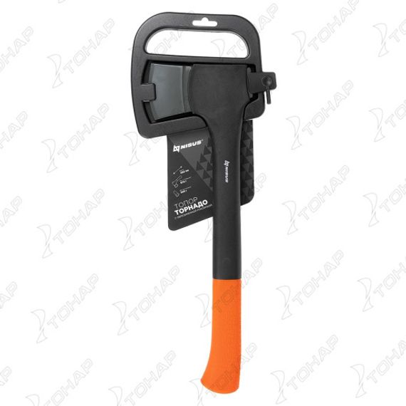Топор Торнадо с обрезиненной рукояткой 870г (N-WL-427C-2) NISUS