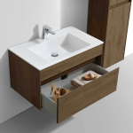База под раковину Chiara 800 подвесная, 1 выкатной ящик soft-close, T. Oak, , шт