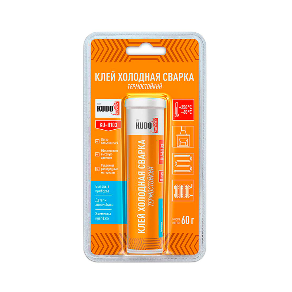 Клей 'Холодная сварка' термостойкий