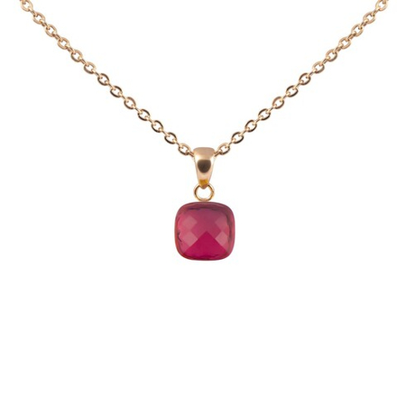 Колье Qudo Firenze light fuchsia 400305.1 R/RG