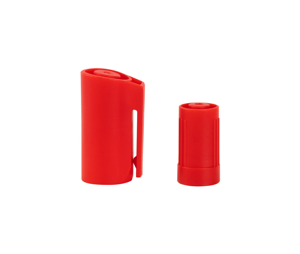 Маркер перманентный 1.0-5.0 Deli Mate двойн. пиш.нак. красный EU72-RD