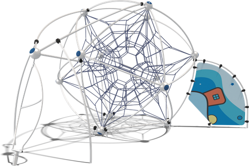 Гибкие элементы для лазания Феникс (паттерн Fairytale)