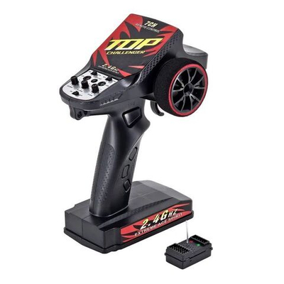 Аппаратура управления 7-канальная 2,4 ГГц передатчик+приемник с обратной функцией 150м , питание 4АА , JMRC HOBBY , аналог flysky