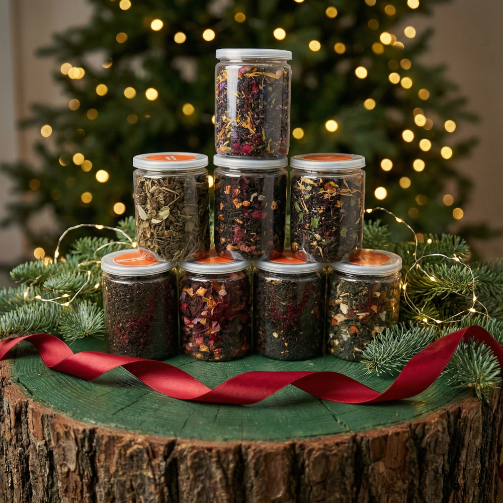 Подарочный набор чая в баночках