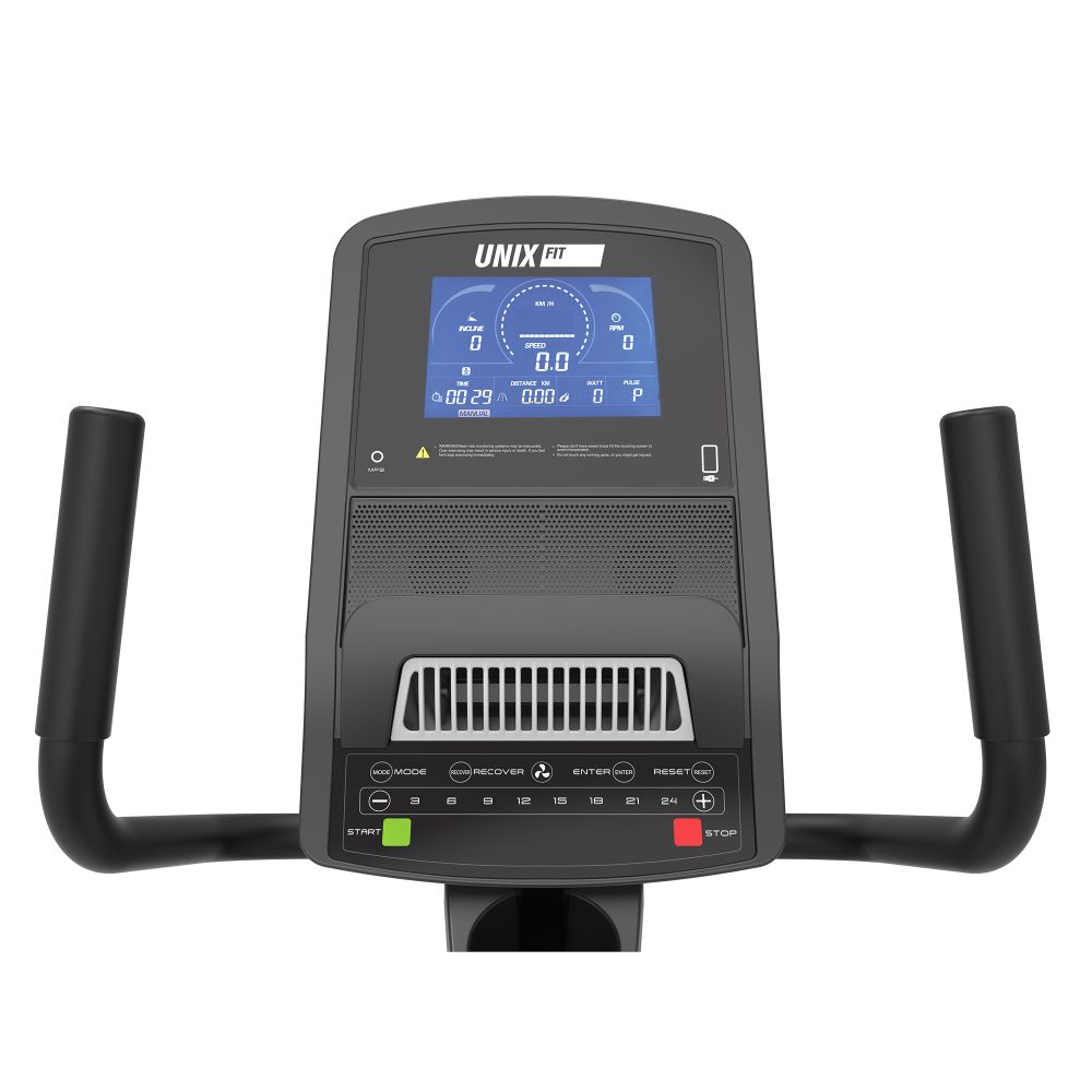 Горизонтальный велотренажер UNIX Fit B-1250 PRO (7&quot; LCD)