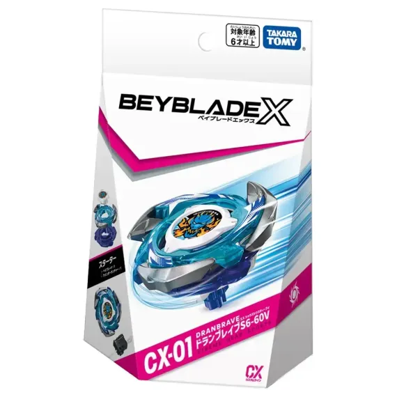 Волчок и запускатель Dran Brave S6-60V CX01 от Takara Tomy