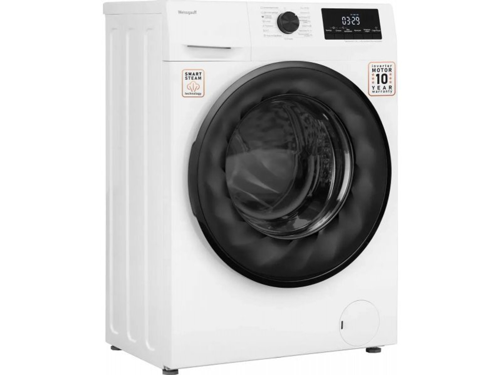 Стиральная машина узкая Weissgauff WM 4657 Inverter Steam