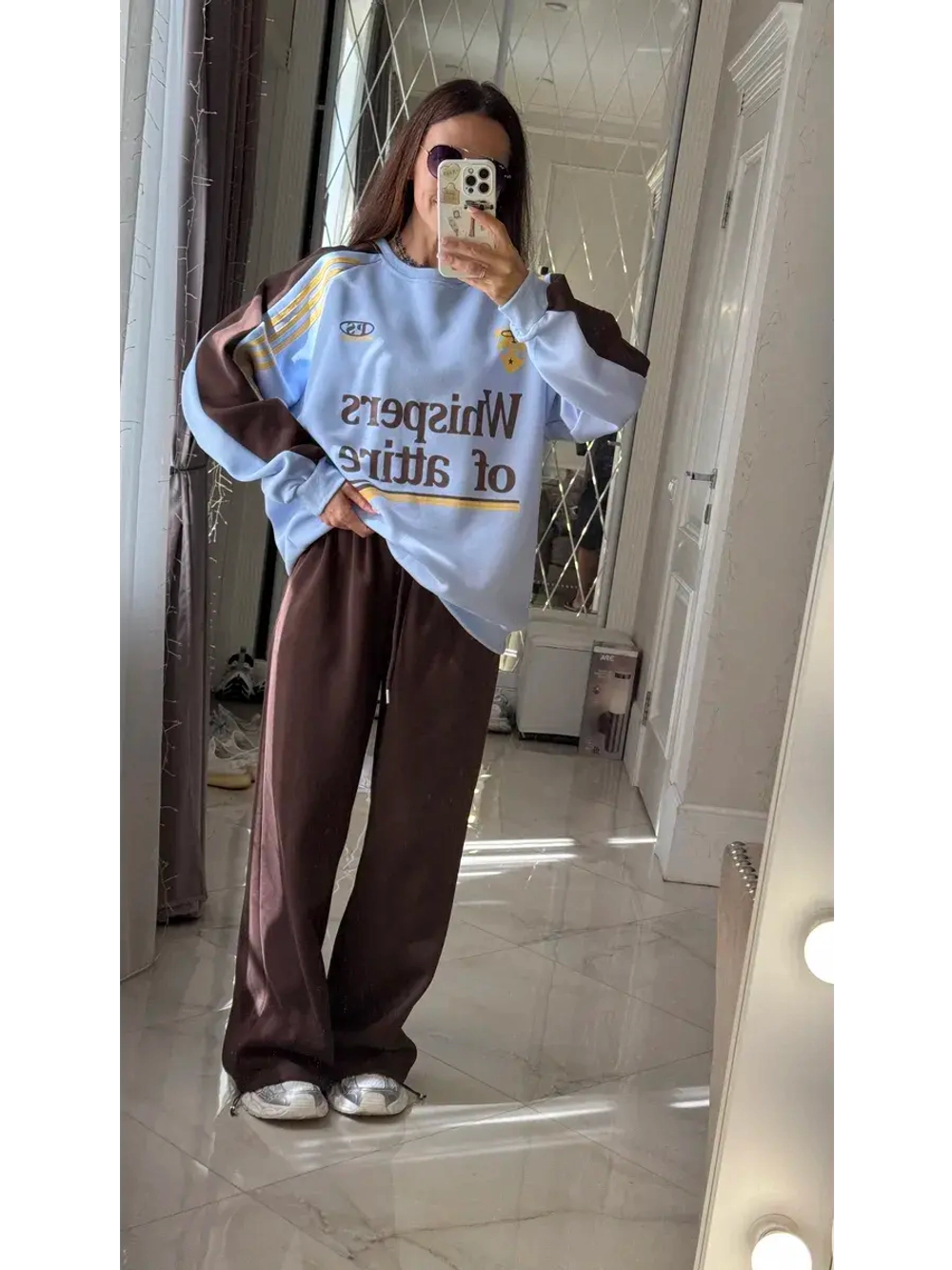Костюм ATTIRE спортивная двойка свитшот с брюками