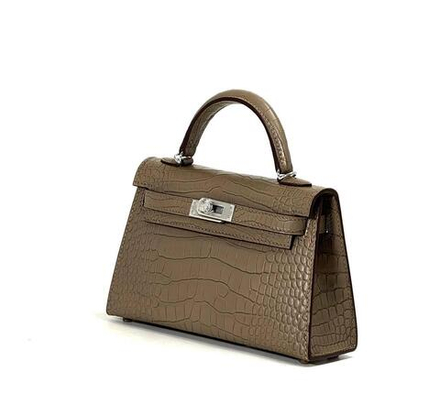 Сумка Hermes из кожи крокодила 20 см