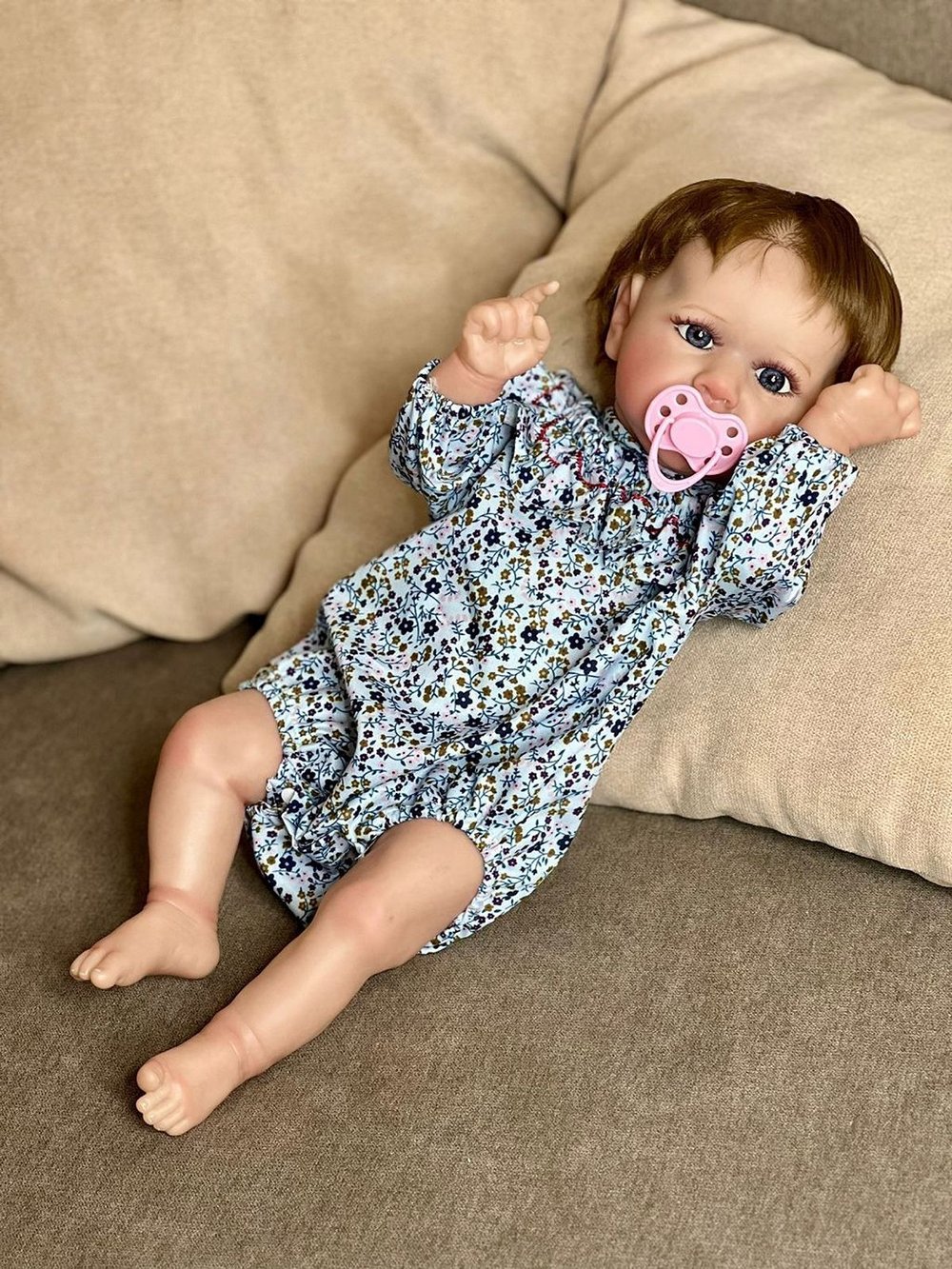 Кукла Реборн виниловая 55см в пакете (FA-535)