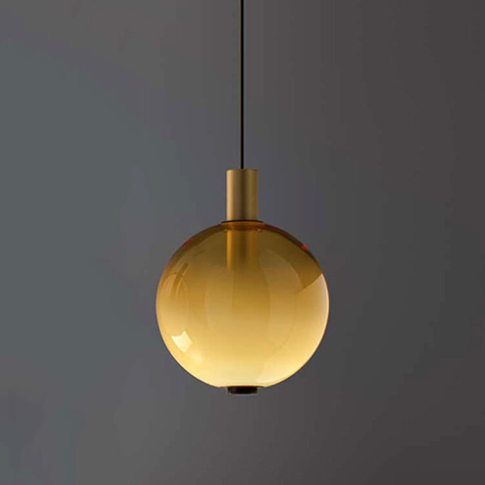 Подвесной дизайнерский светильник  Beam Stick Nuance Amber by Olev