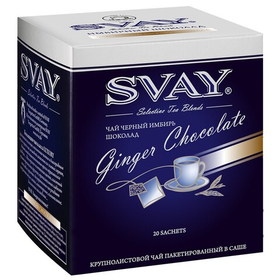 Чай Svay Ginger Chocolate 20*2 саше (в к-8) (Имбирь-Шоколад)