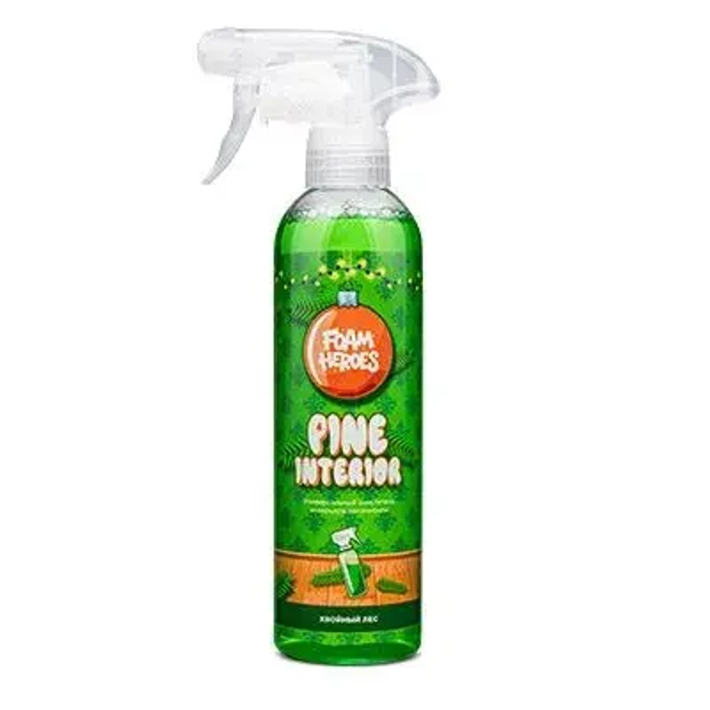 Foam Heroes Универсальный очиститель интерьера хвойный лес Pine Interior, 500мл