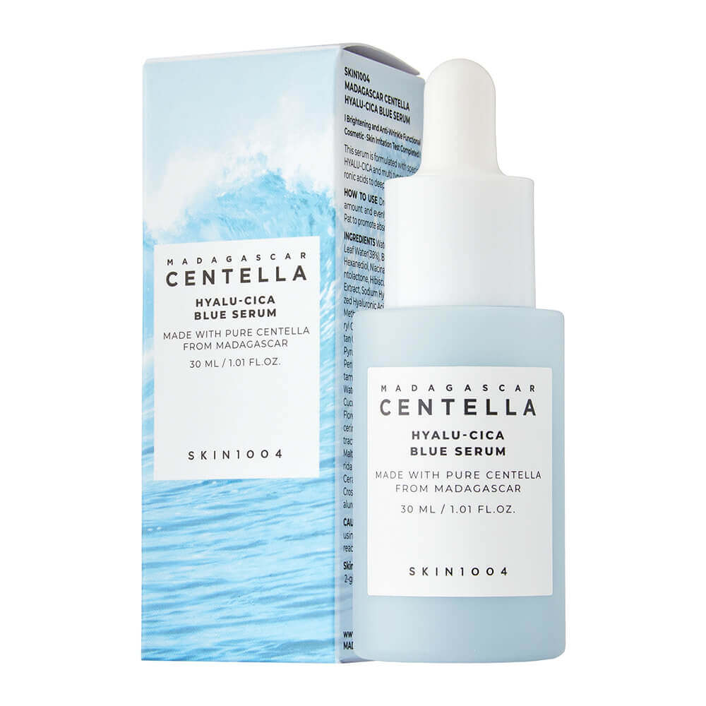 ✨SKIN1004 Madagascar Centella Hyalu-Cica Blue Serum - Увлажняющая сыворотка✨