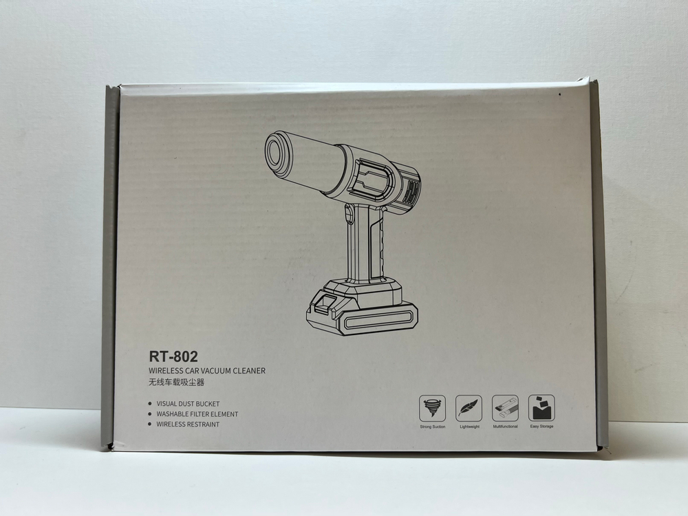 RT-802 / Автомобильный пылесос - пистолет с съемным аккумулятором. GHY - 309