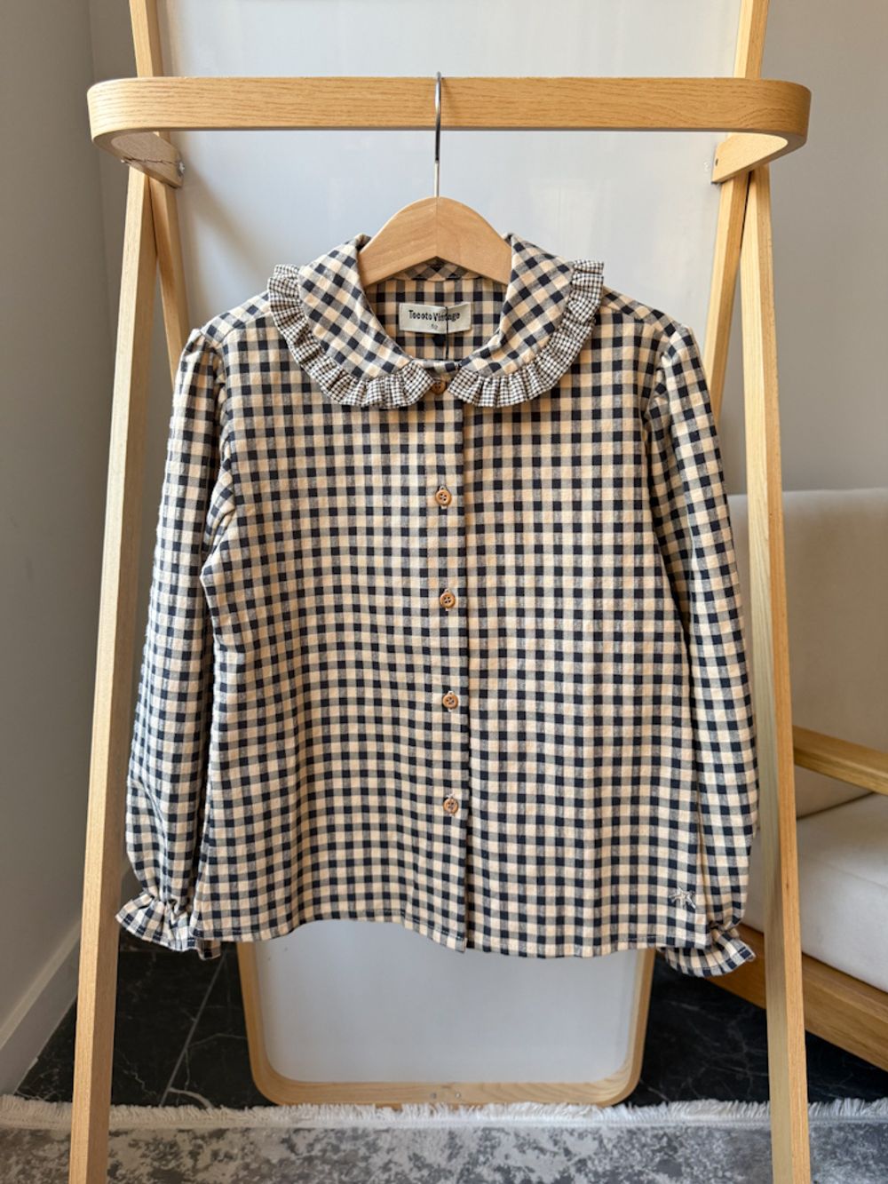 Новая хлопковая блузка Tocoto Vintage, 116