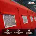 Модуль пневмокаркасный МЧС «Опора» из ПВХ 10×7×3,9 м,оперативный штаб