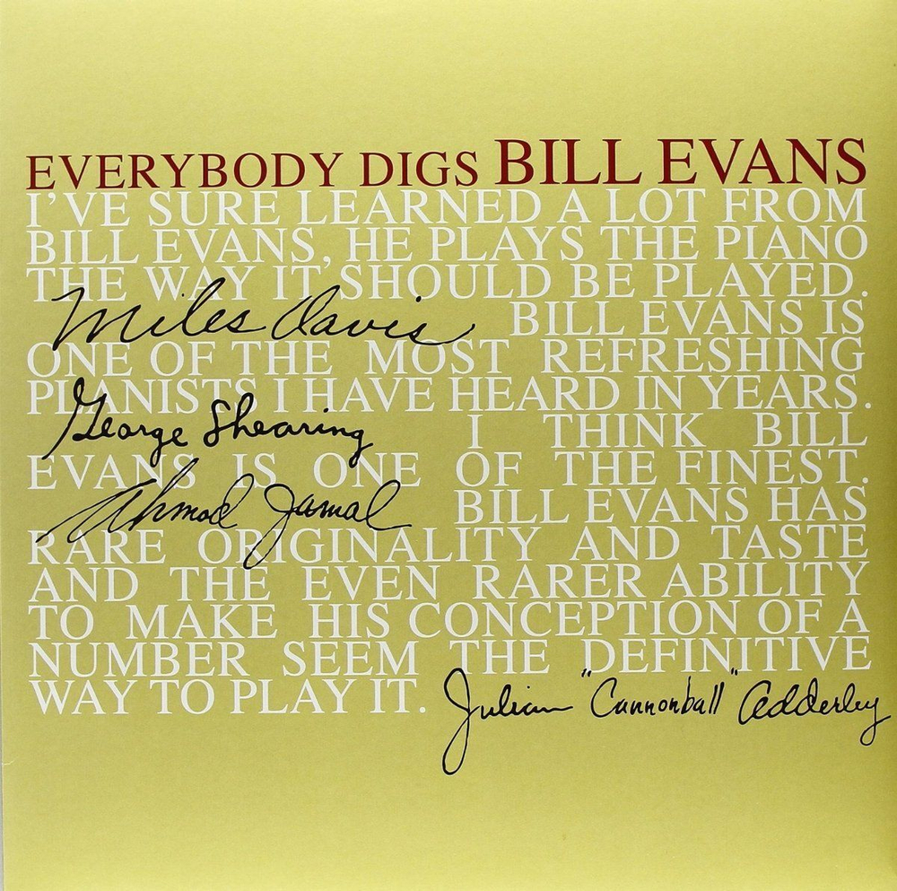 Bill Evans Trio. Everybody digs Bill Evans (LP)