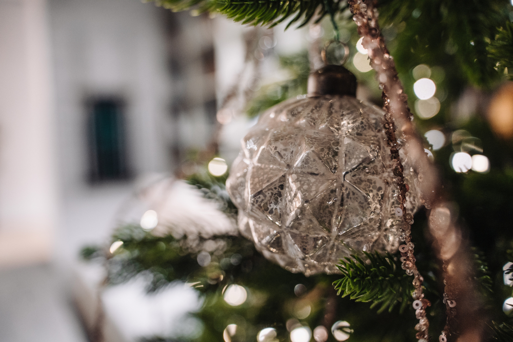 Дизайнерская зелёная ель «Новогодняя ночь»