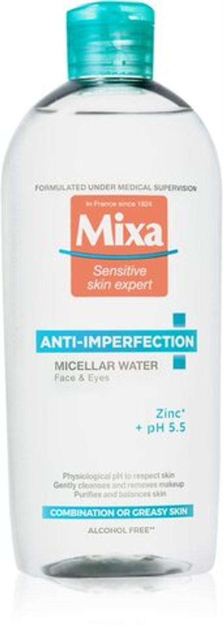 MIXA Anti-Imperfection - мицеллярная жидкость, матирующая кожу /   400  ml  / GTIN 3600550752410