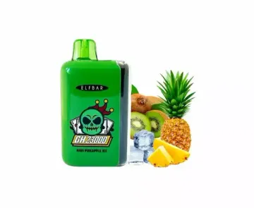 Купить Одноразовый Pod Elf Bar GH23000 - Kiwi Pineapple Ice (23000 затяжек)