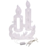 Фигура светодиодная 30 см,»Свечи» мультицвет