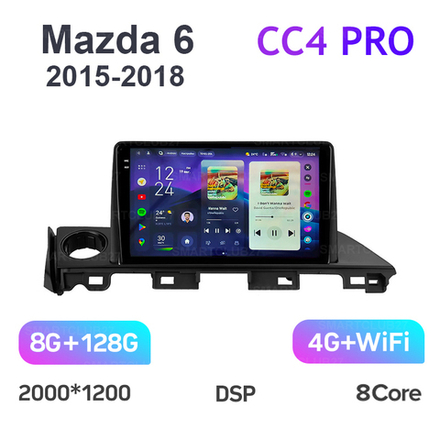 Teyes CC4 Pro 9" для Mazda 6 2015-2018