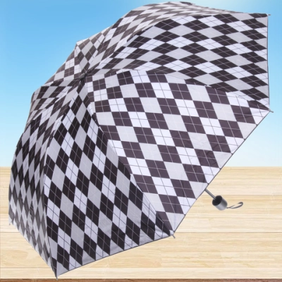 Зонт механический ветроустойчивый, матовая ручка «BESTzontik», бело-серый ромбик, длина 25см, d-110см