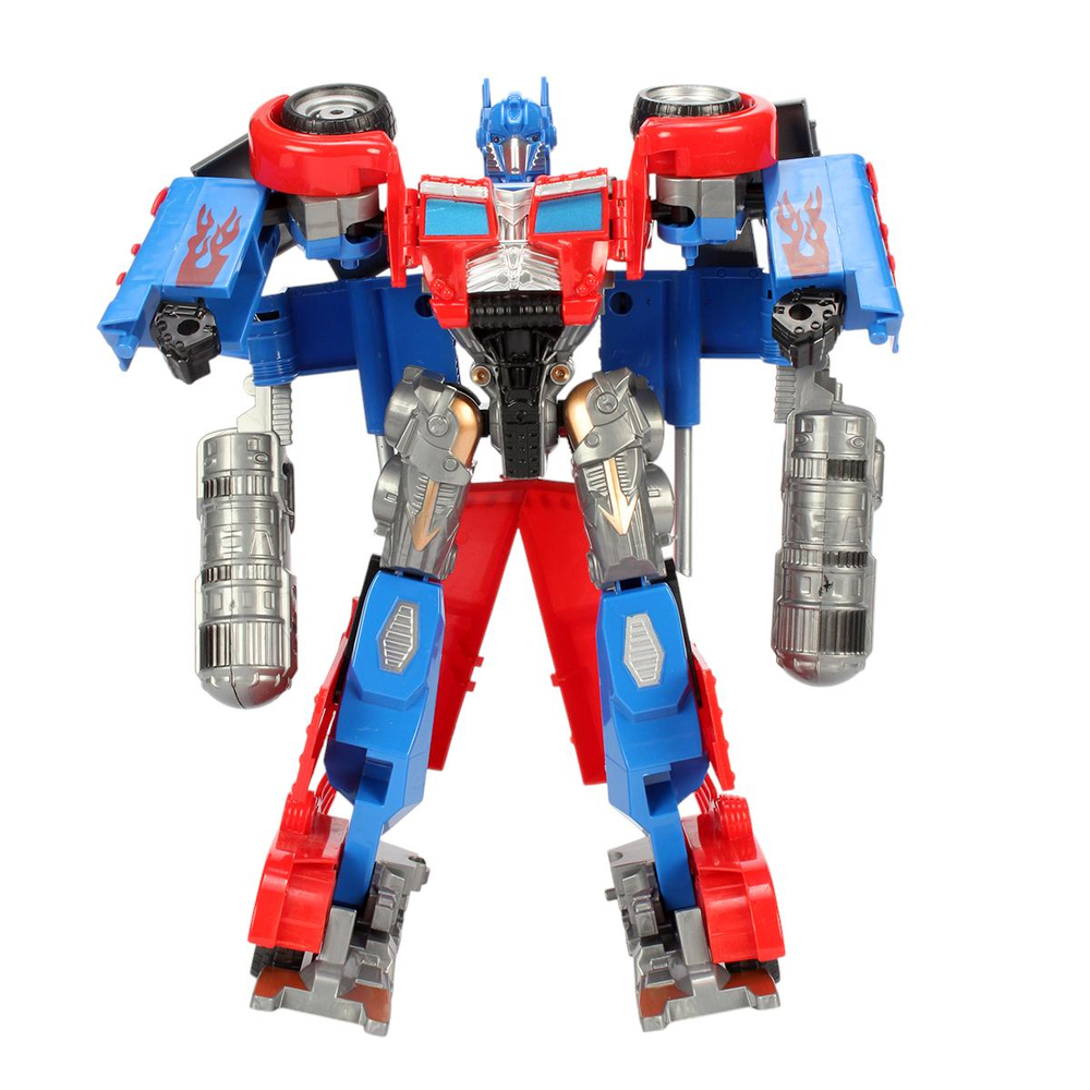 Трансформер-робот, красно-синий, коробка YND666-60