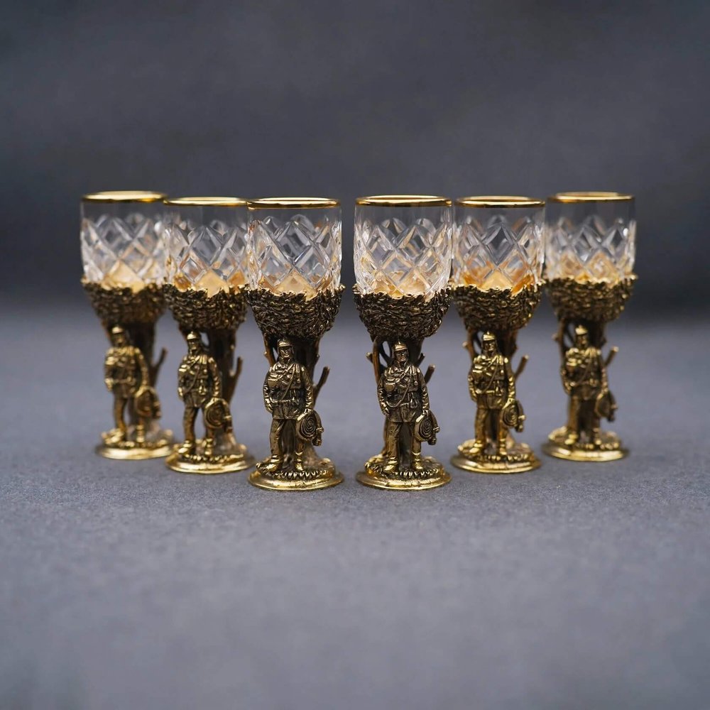 Подарочный набор стопок "МЧС" 6 шт.