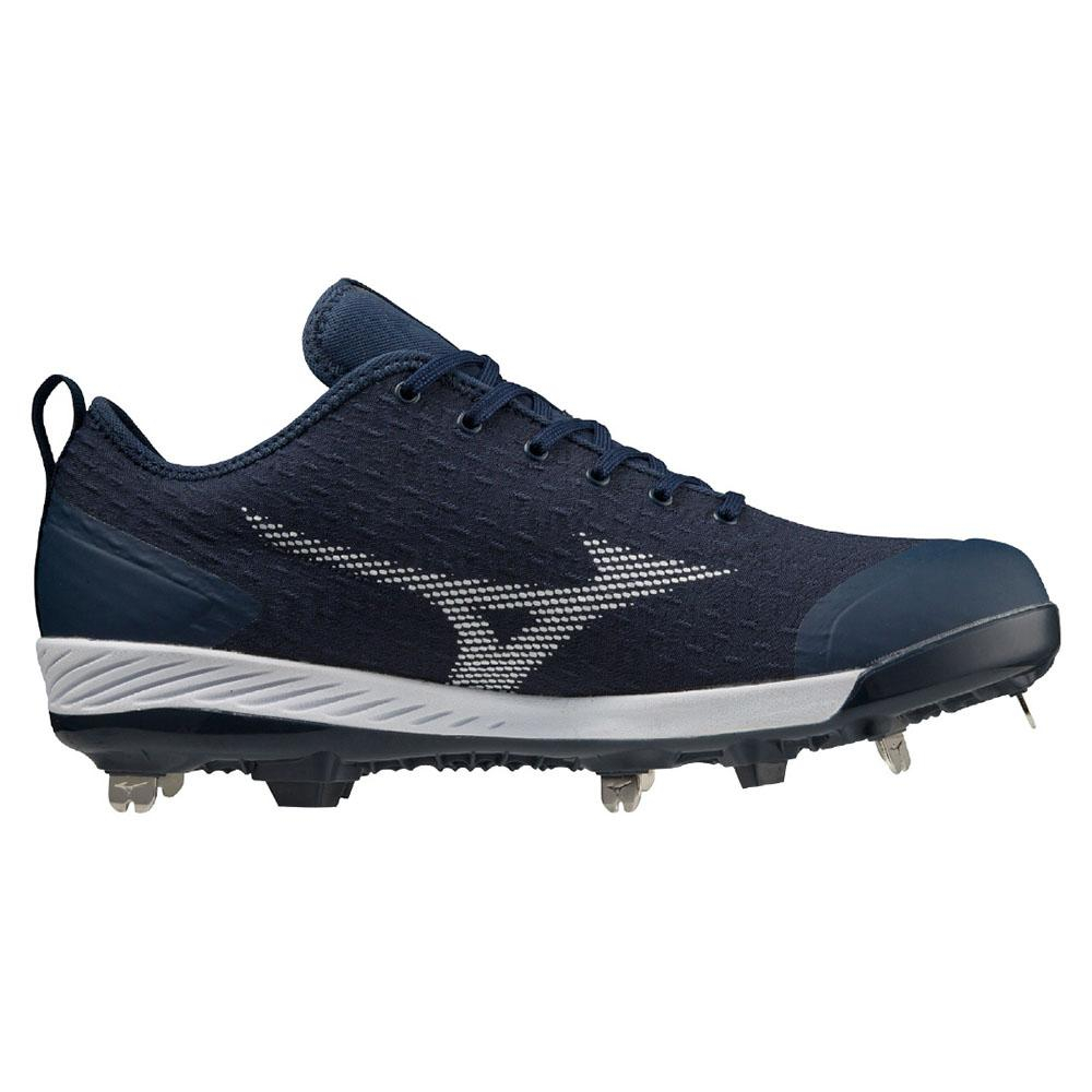 Mizuno Low Top Upper Height Baseball Shoes Men"s Dark Blue