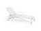 Шезлонг Atlantico белый