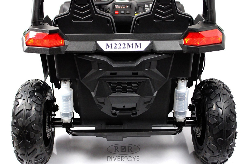 Детский электромобиль RiverToys M222MM зеленый камуфляж