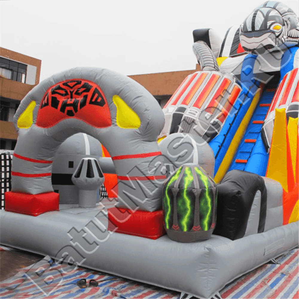 Коммерческий надувной батут "Робот" 13.5*7*9 м