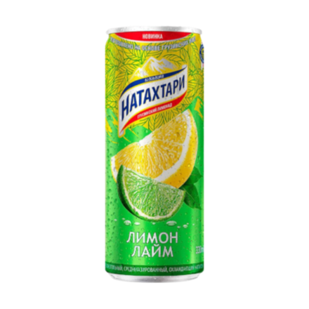 Лимонад Натахтари Лимон-лайм 0.33 л