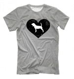 Футболка "Бигль в сердце"