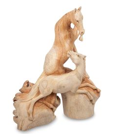 Decor and Gift 45-010 Статуэтка «Лошадь с жеребенком» 25 см