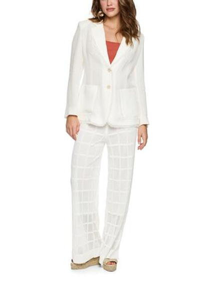 Marc Cain Блейзер из льна с бахромой