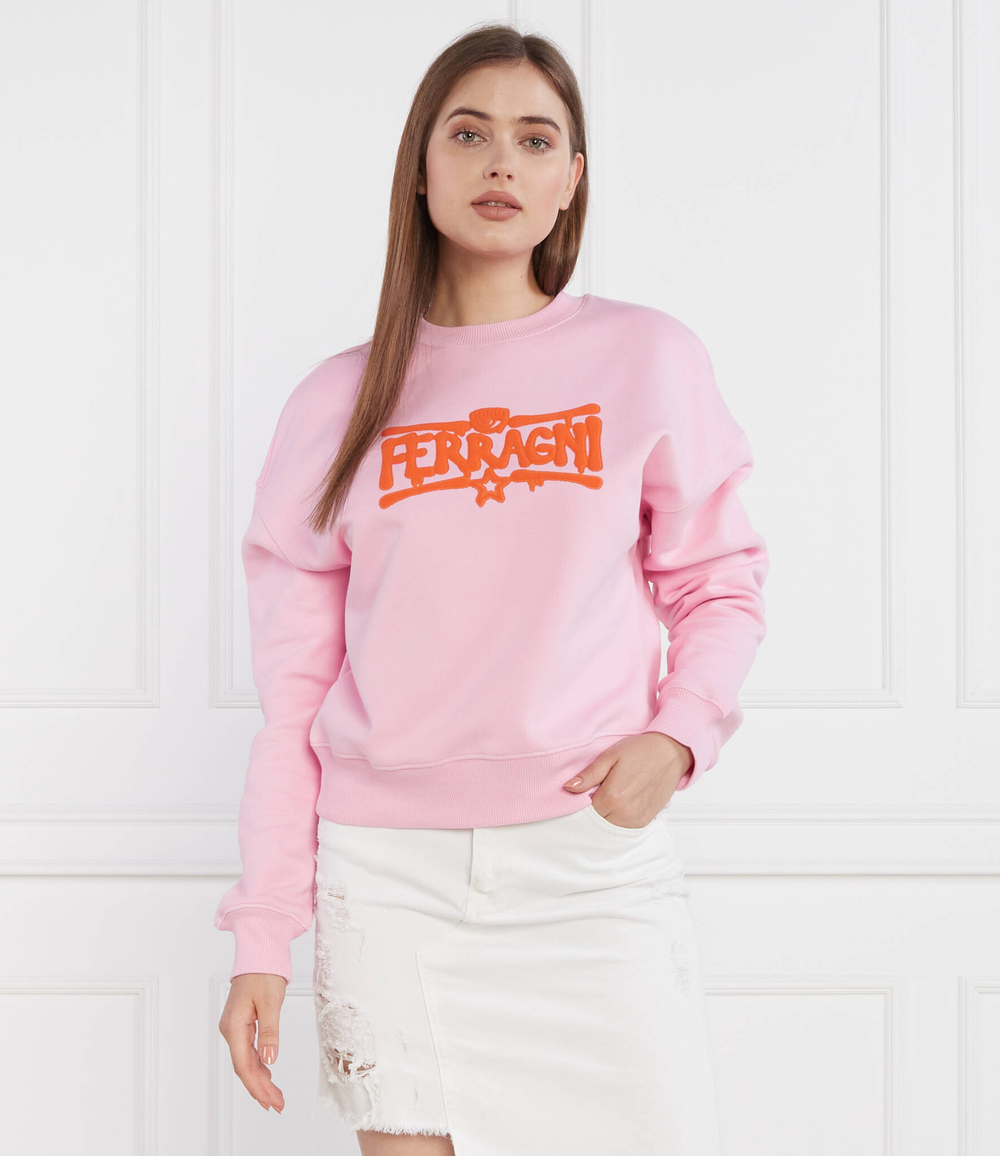 Худи Chiara Ferragni - розовый(75CBIK06CFK06)