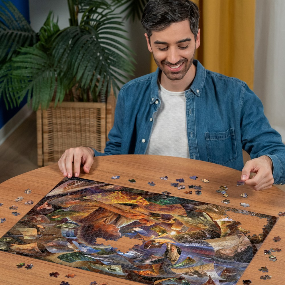 Пазл Ravensburger 018100 Властелин колец Путешествие Фродо 1000 элементов 018100 — фото 4