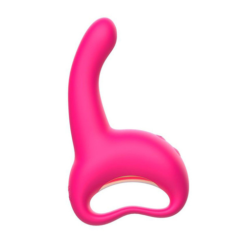 Розовый вибратор 19,3см для G-стимуляции I-Moon Love Finger MY-1901 Pink