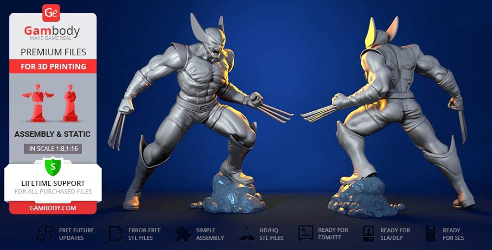 Фигурка Росомаха Джеймс Логан Wolverine James Howlett Logan