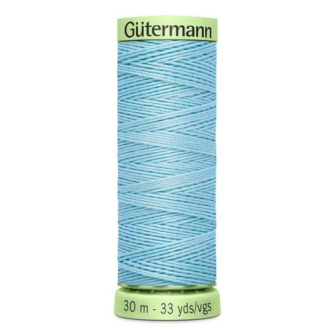 Нить Top Stitch 30/30 м для декоративной отстрочки, Gutermann, 195 голубой лед
